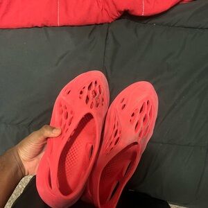 Red Slip-On Foam Shoes